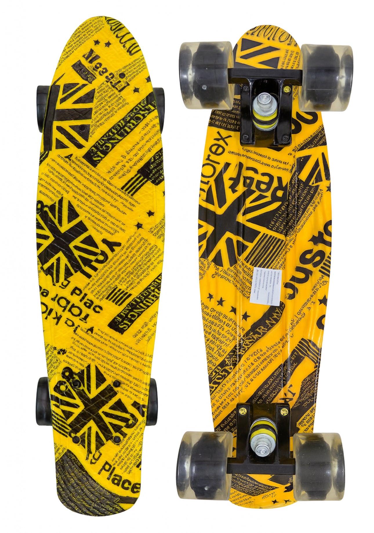 SKATEBOARD PENNY GRAFITADO